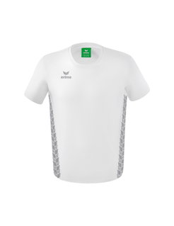 Erima Freizeit-Tshirt Essential Team - weicher Baumwollmix, klassischer Schnitt - weiss/grau Herren